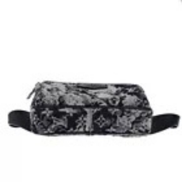 LOUIS VUITTON LV Bum Bag Body Bag Monogram Tapestry Canvas Blue M57281 304RL006 - Picture 3 of 16